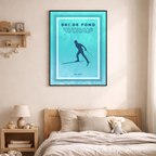 Affiche "Ski de fond contemporain"