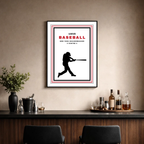 Affiche "Baseball contemporain"