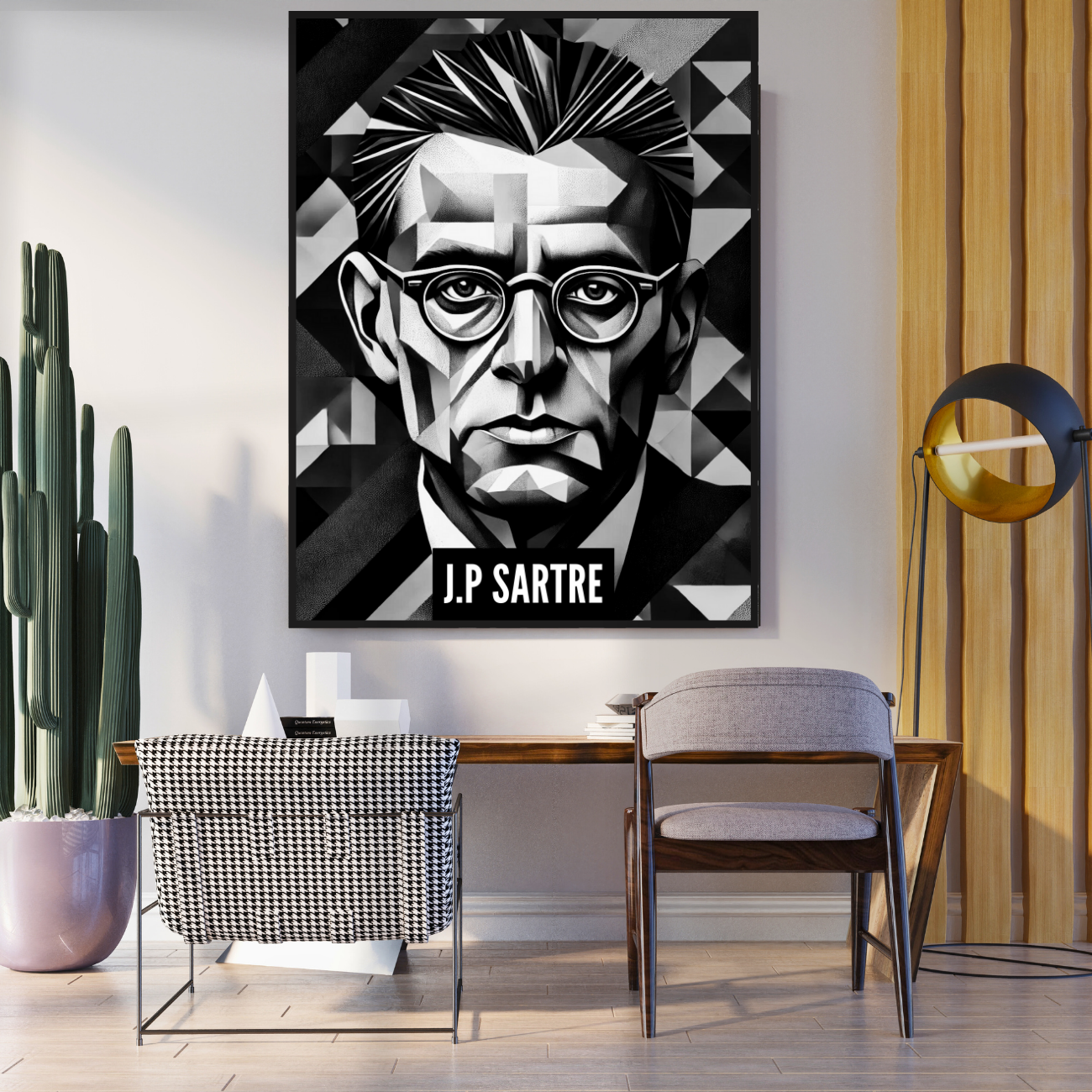 Affiche "J.P Sartre"