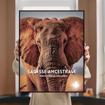 Affiche "Sagesse Ancestrale"