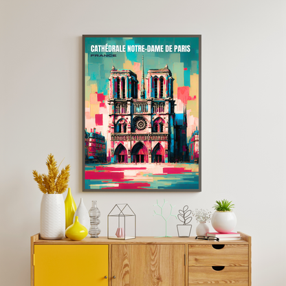 Affiche "Cathédrale de Notre-Dame de Paris"