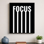 Affiche contemporaine "Focus"