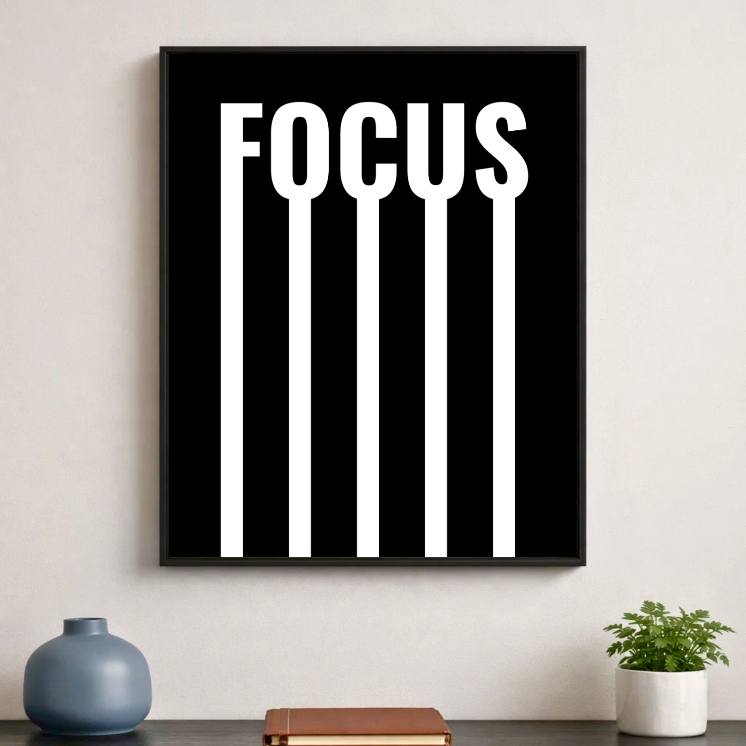Affiche contemporaine "Focus"