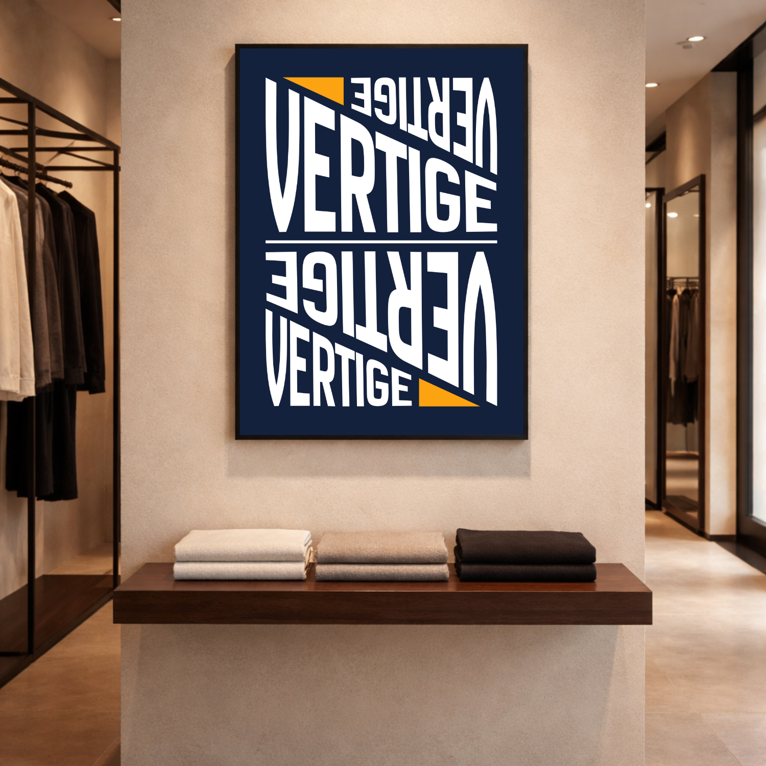 Affiche "Vertige" contemporaine