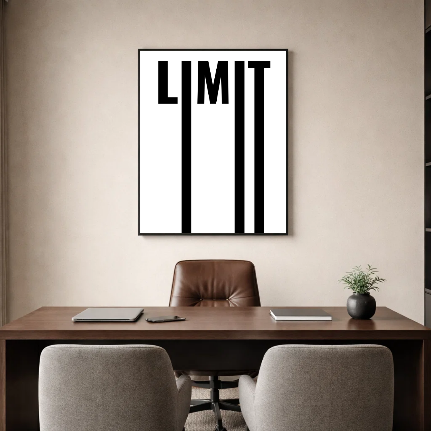 Affiche contemporaine "Limit"