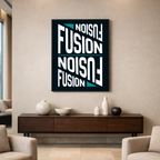 Affiche "Fusion" contemporaine