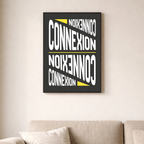 Affiche contemporaine "Connexion"