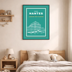 Affiche "Jardin des plantes contemporain"