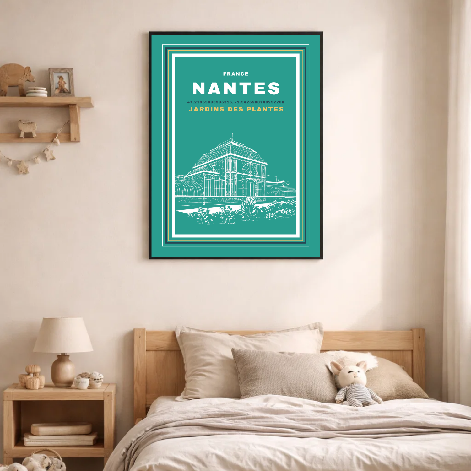 Affiche "Jardin des plantes contemporain"