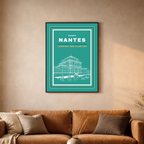Affiche "Jardin des plantes contemporain"