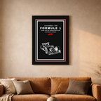 Affiche "Formule 1 contemporaine"