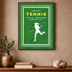 Affiche "Tennis contemporain"