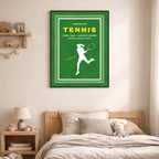 Affiche "Tennis contemporain"