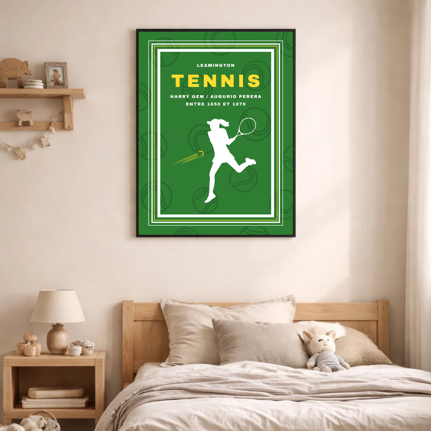 Affiche "Tennis contemporain"