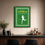 Affiche "Tennis contemporain"