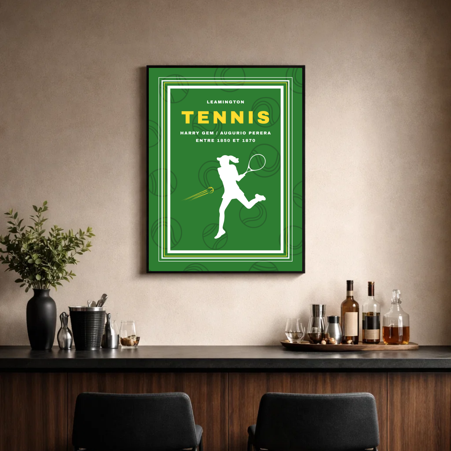 Affiche "Tennis contemporain"