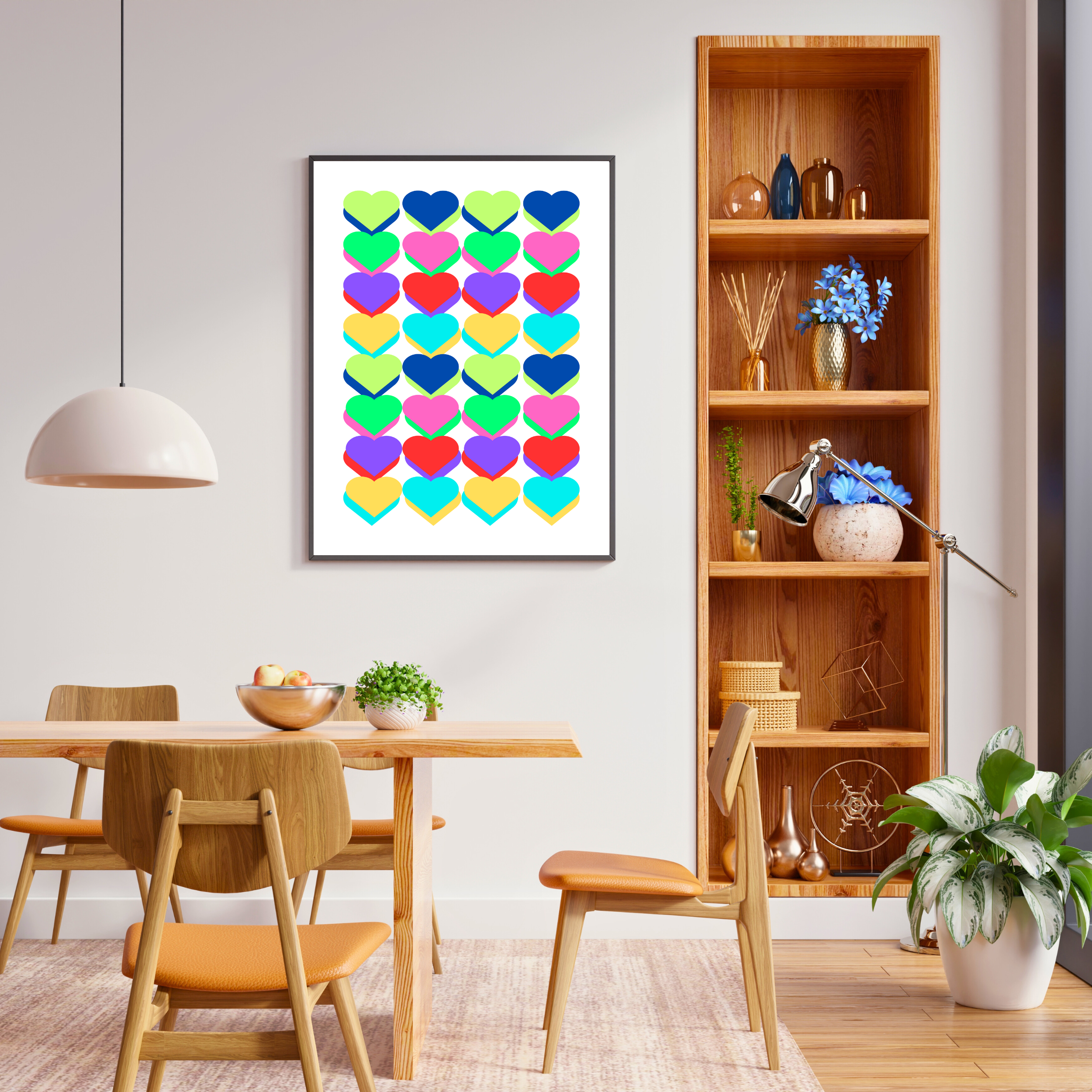 Affiche "Palette du coeur"