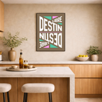 Affiche "Destin libre" contemporaine