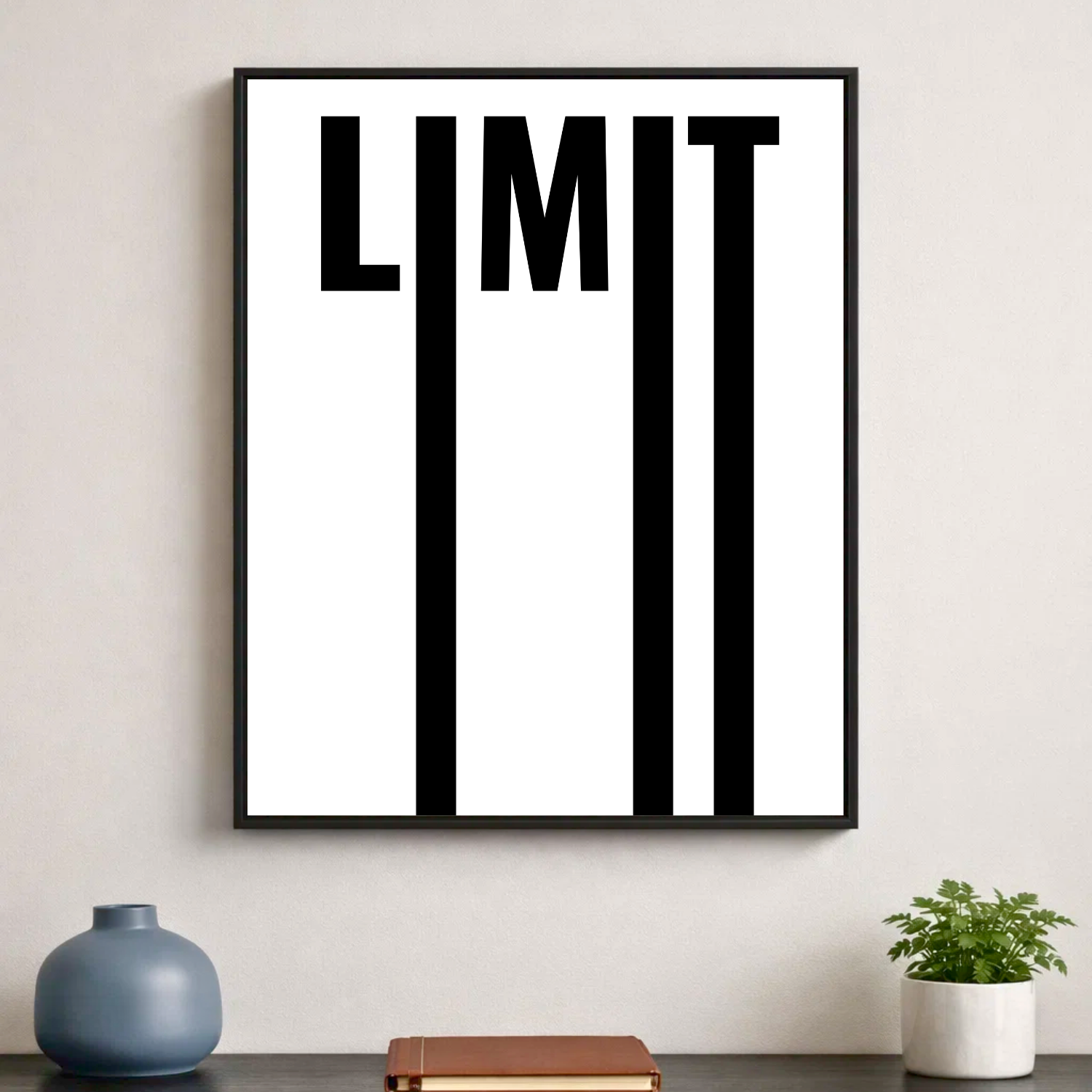 Affiche contemporaine "Limit"