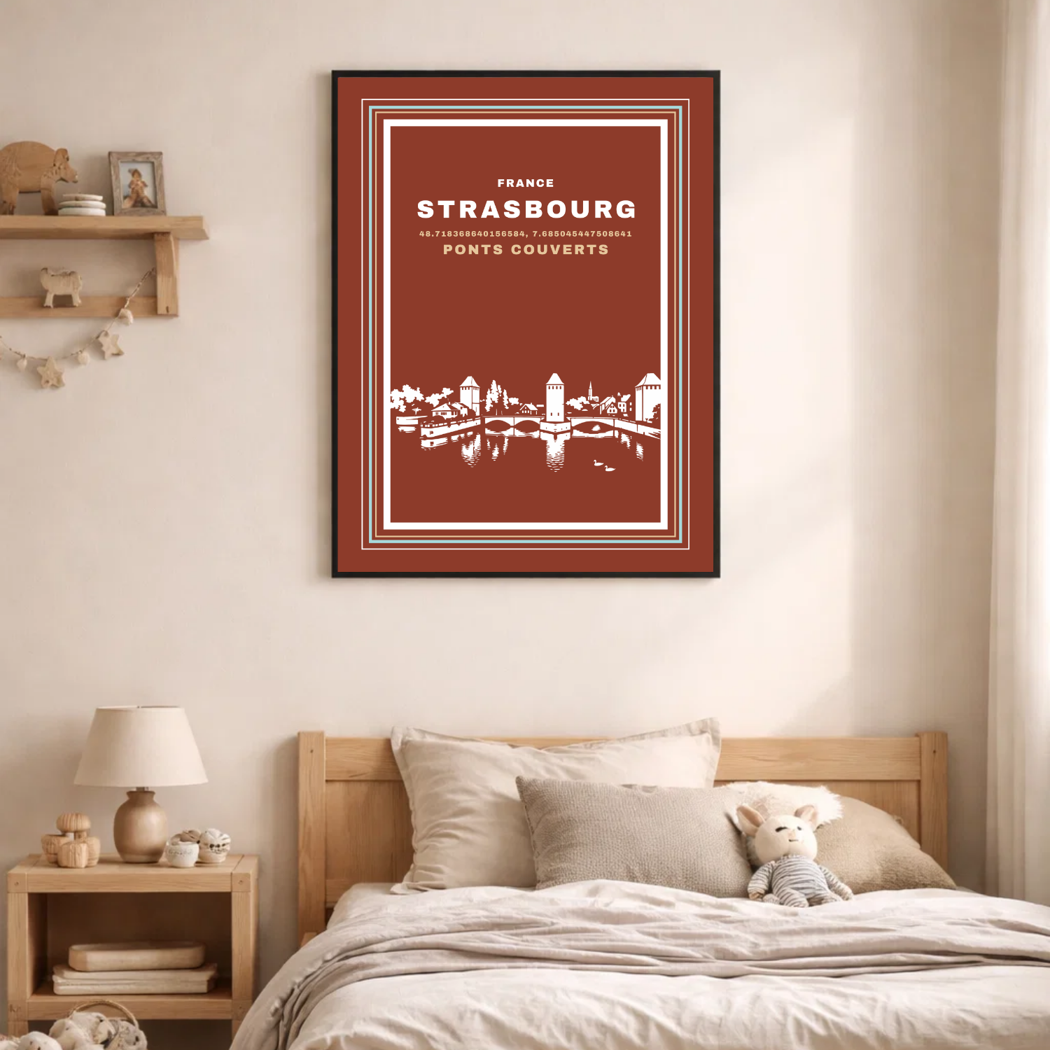Affiche "Ponts couverts contemporains"