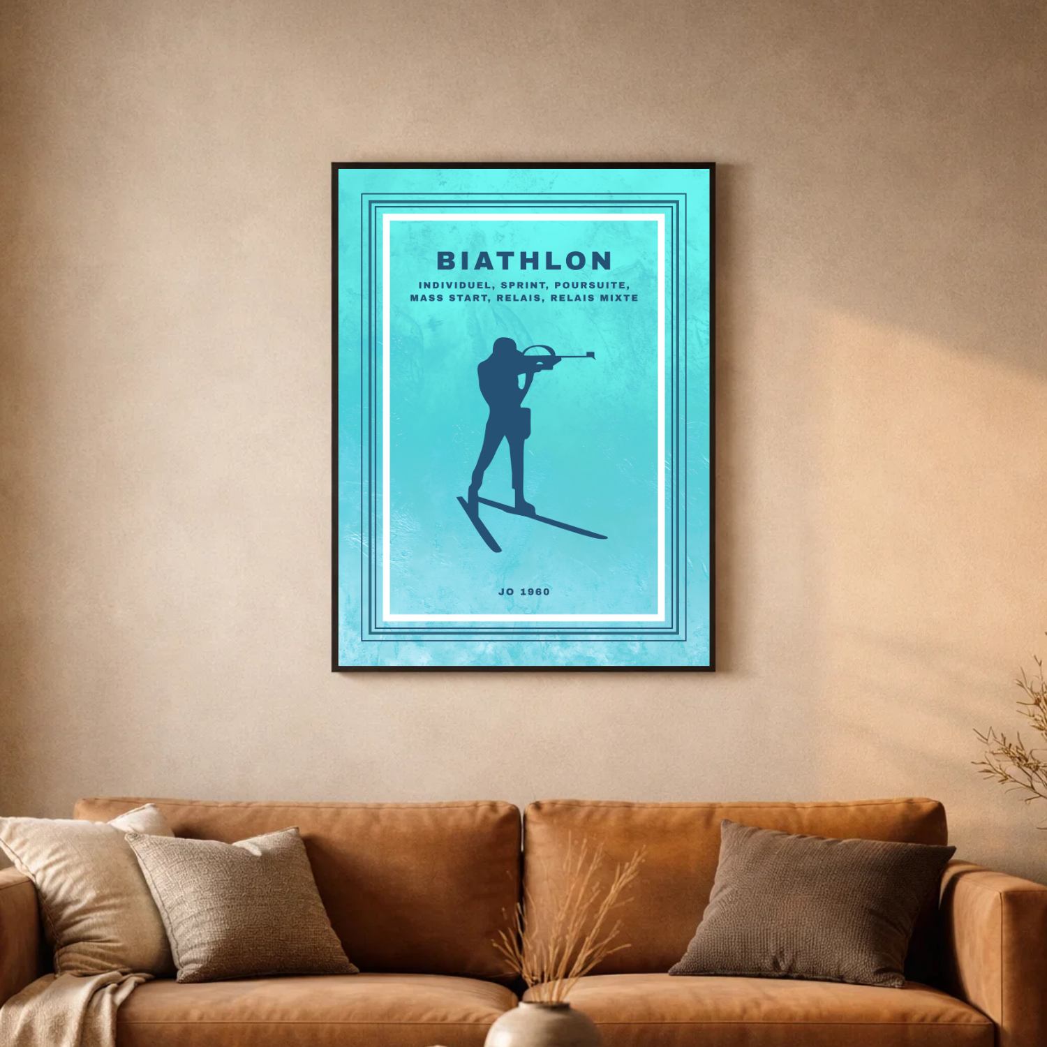 Affiche "Biathlon contemporain"