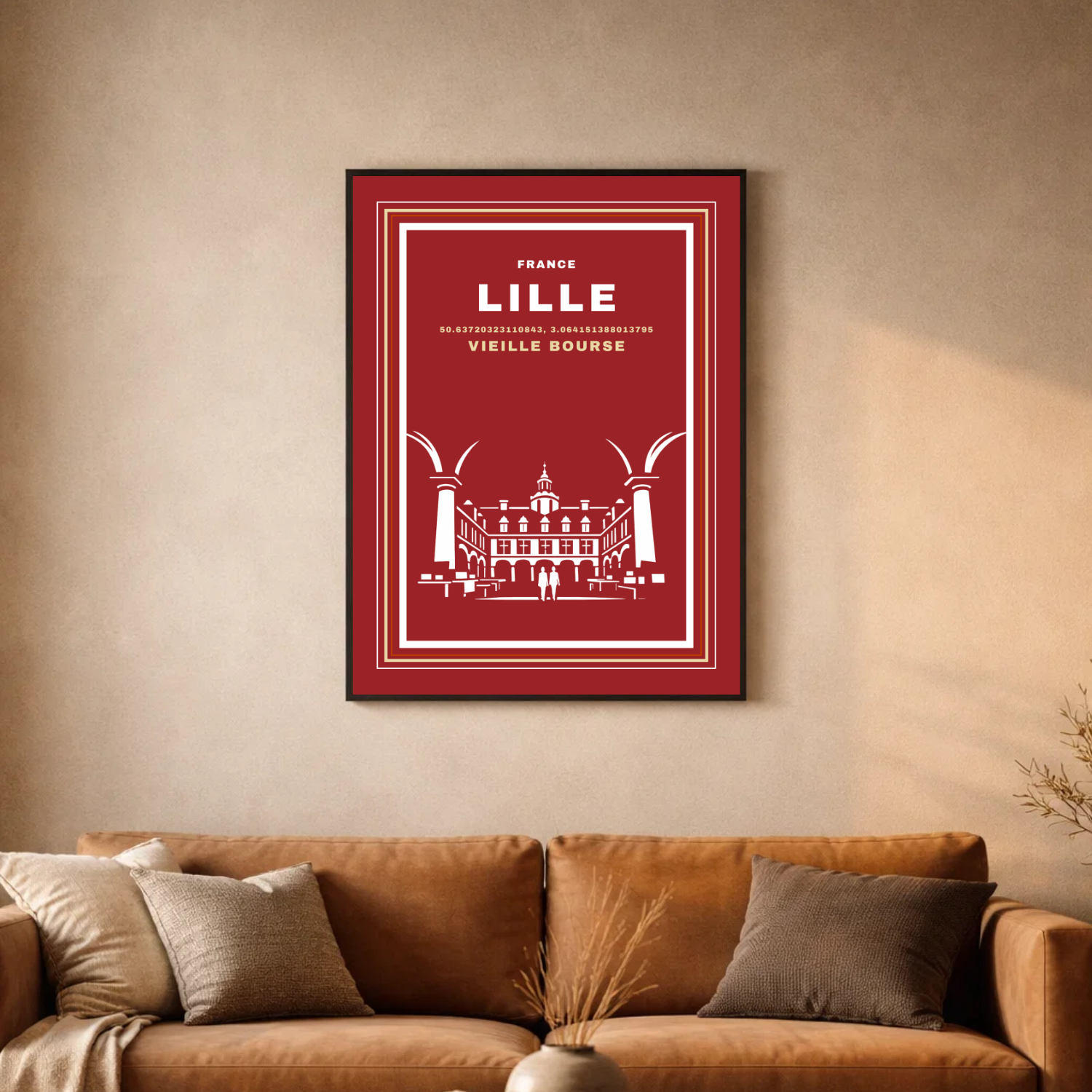 Affiche "Vieille bourse contemporaine"