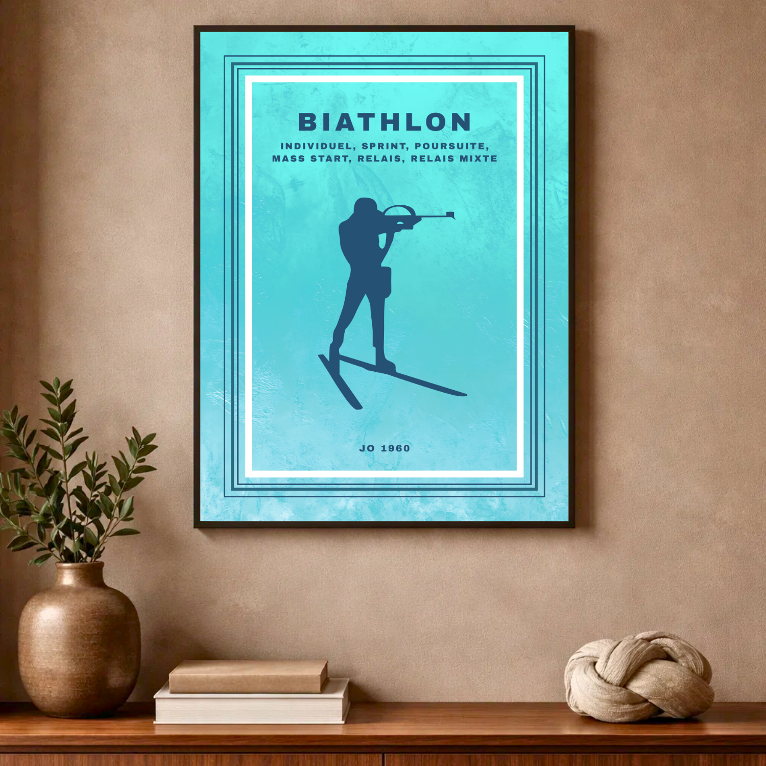 Affiche "Biathlon contemporain"