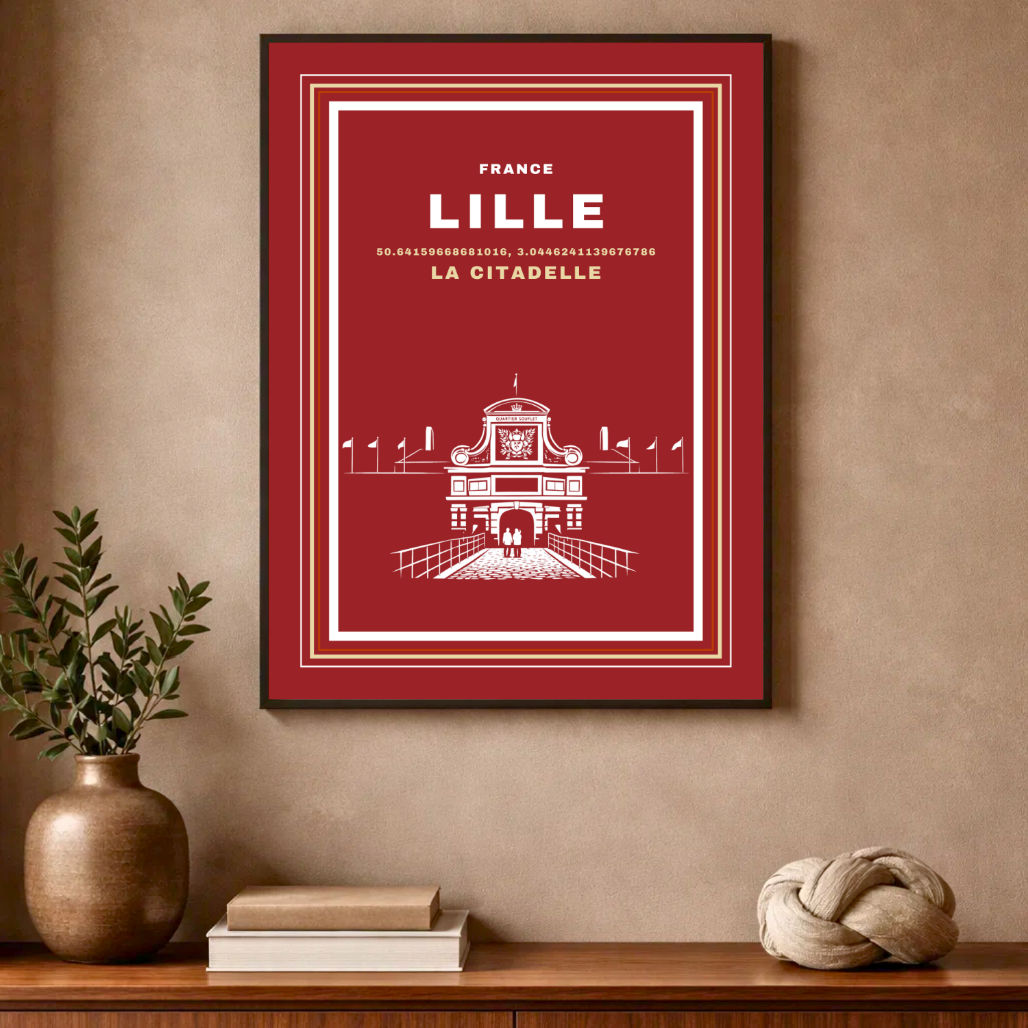 Affiche "Citadelle de Lille contemporaine"