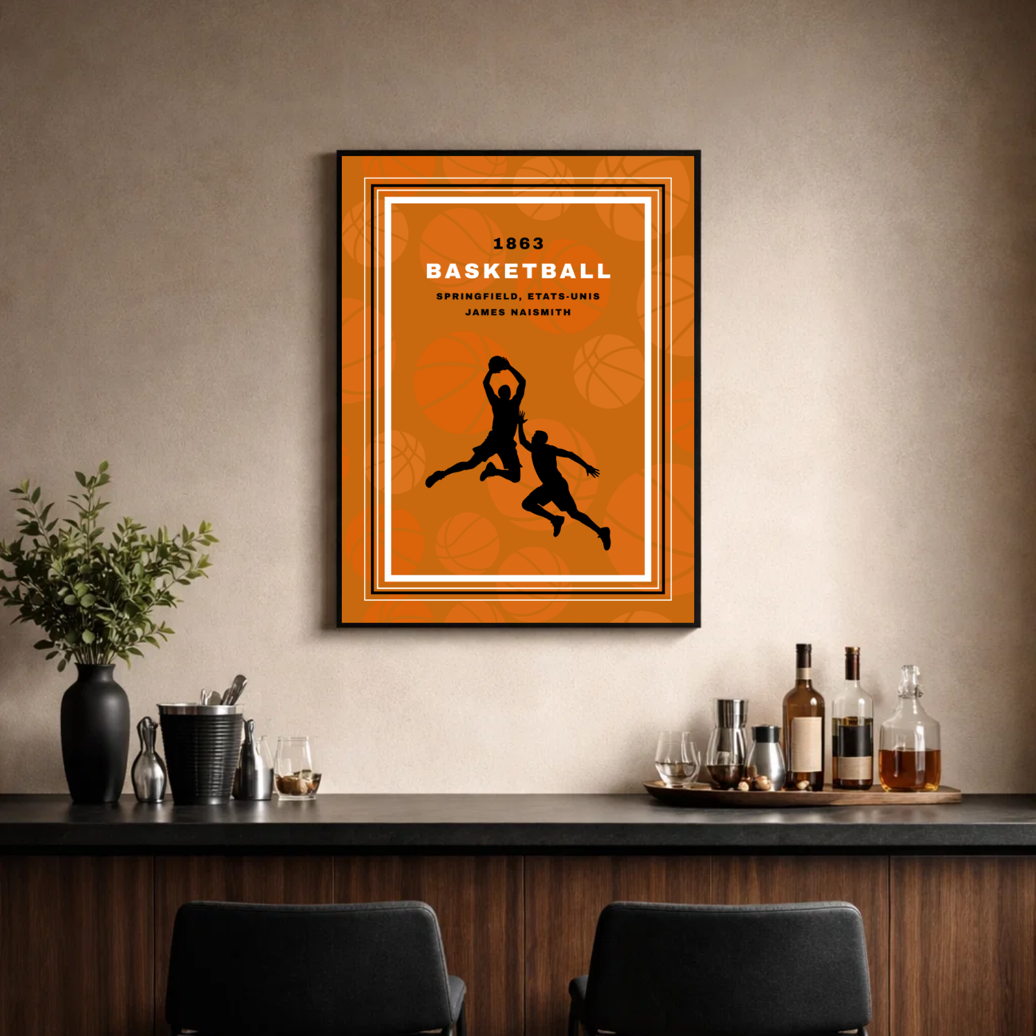 Affiche "Basketball contemporain"