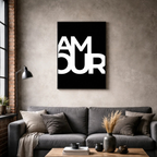 Affiche contemporaine "Amour"