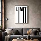 Affiche contemporaine "Limit"
