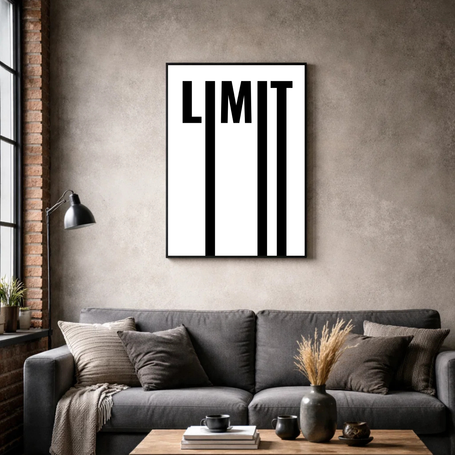 Affiche contemporaine "Limit"