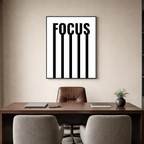 Affiche contemporaine "Focus"