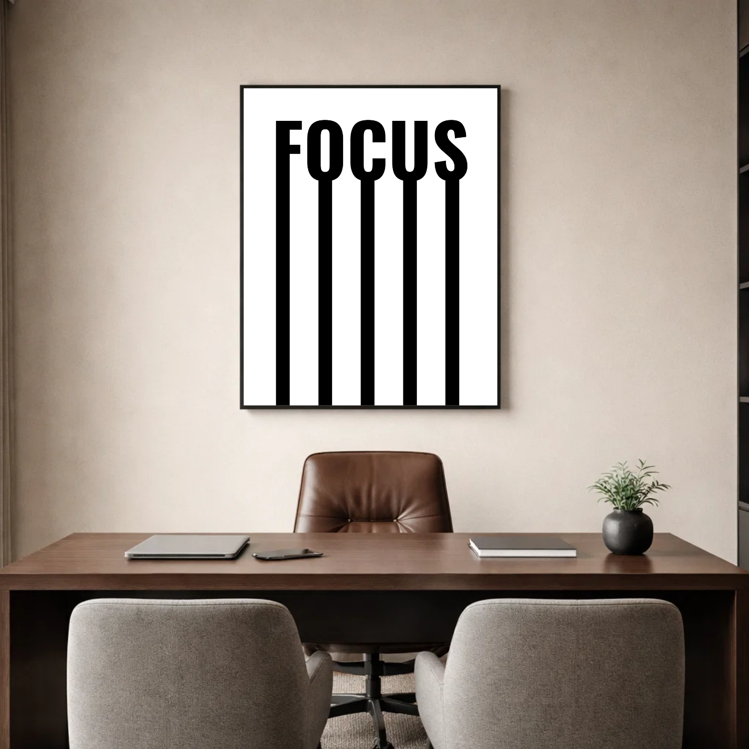Affiche contemporaine "Focus"