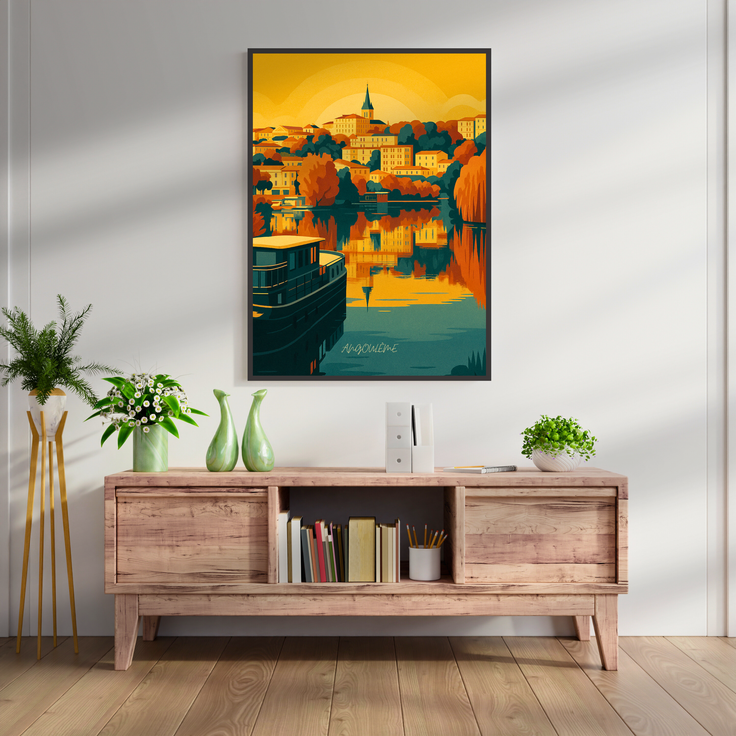 Affiche Angoulême – Ville d’art et de bulles
