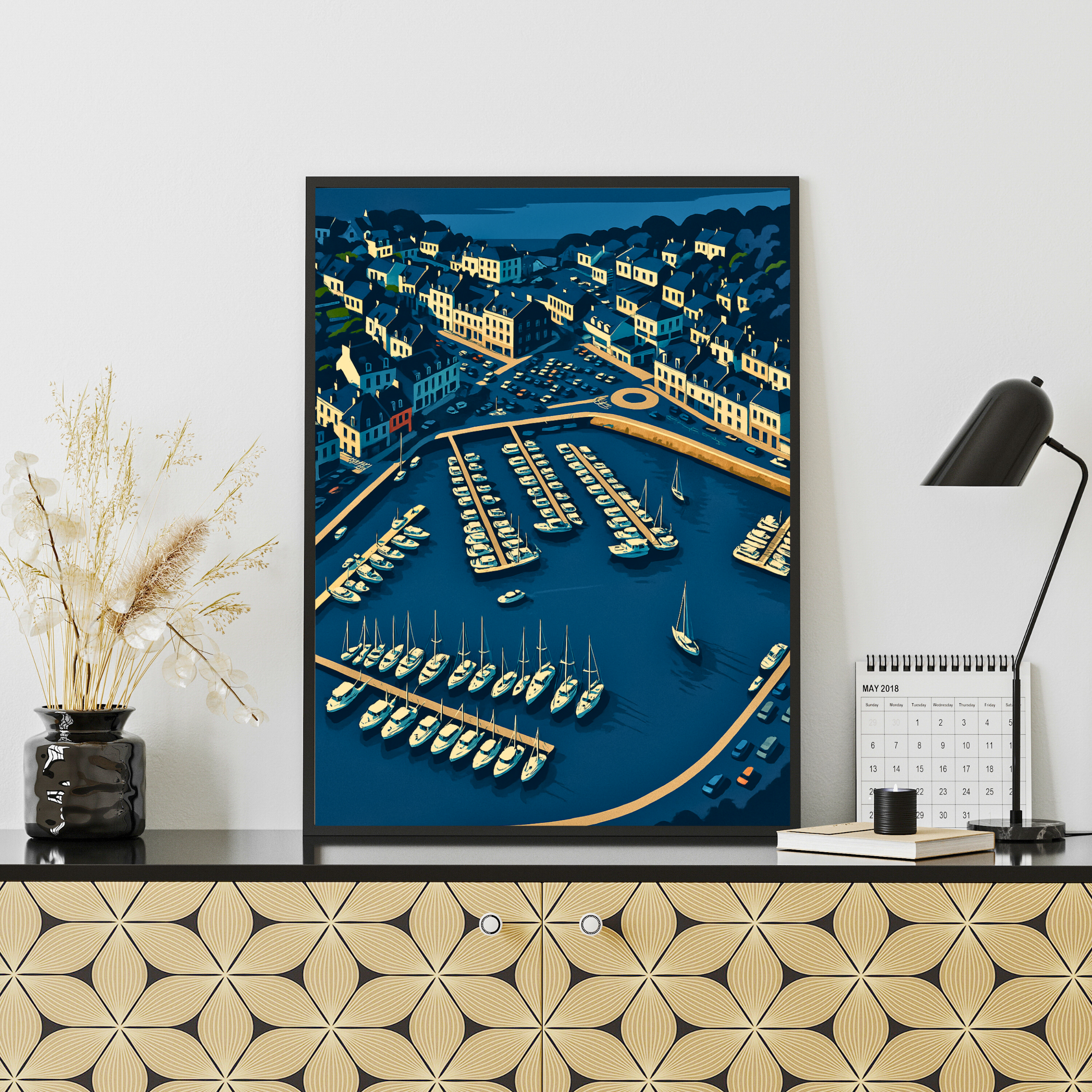 Affiche Audierne – L’âme bretonne en poster
