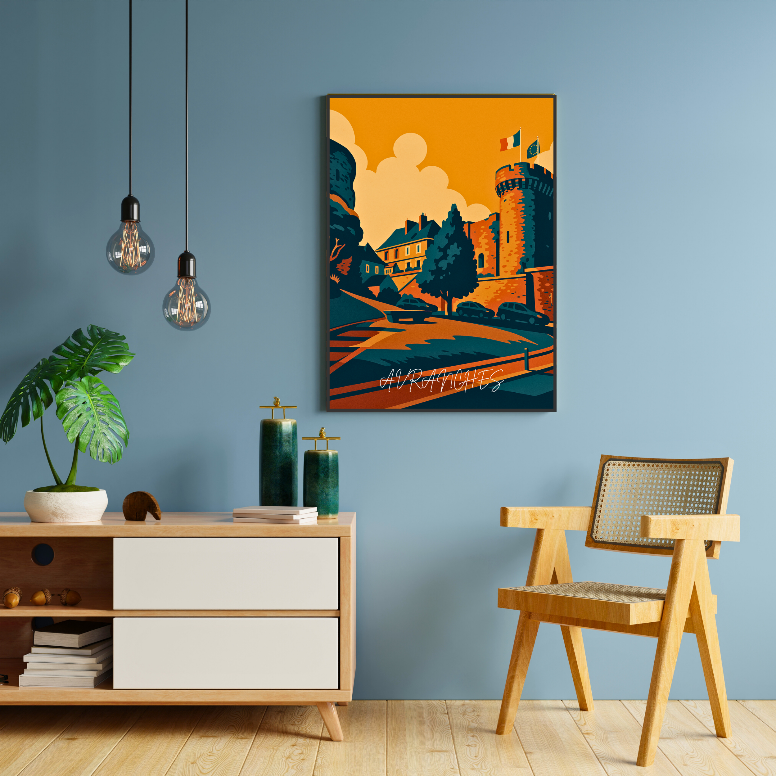Affiche Avranches – Ville des hauteurs