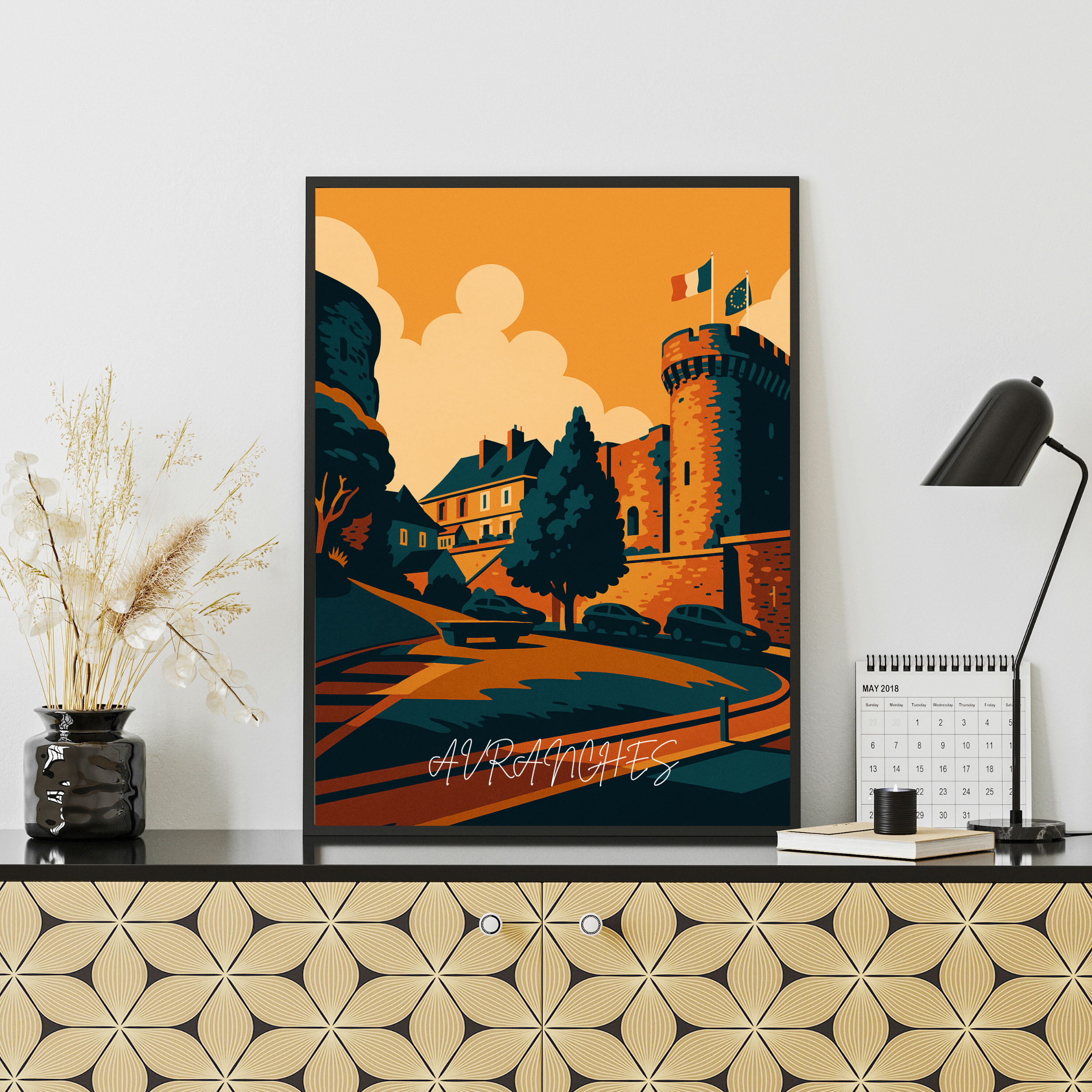 Affiche Avranches – Ville des hauteurs