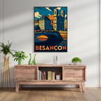 Affiche Besançon – Citadelle et douceur du Doubs