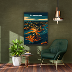 Affiche île de Bréhat – Jardin breton sur mer