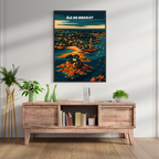 Affiche île de Bréhat – Jardin breton sur mer