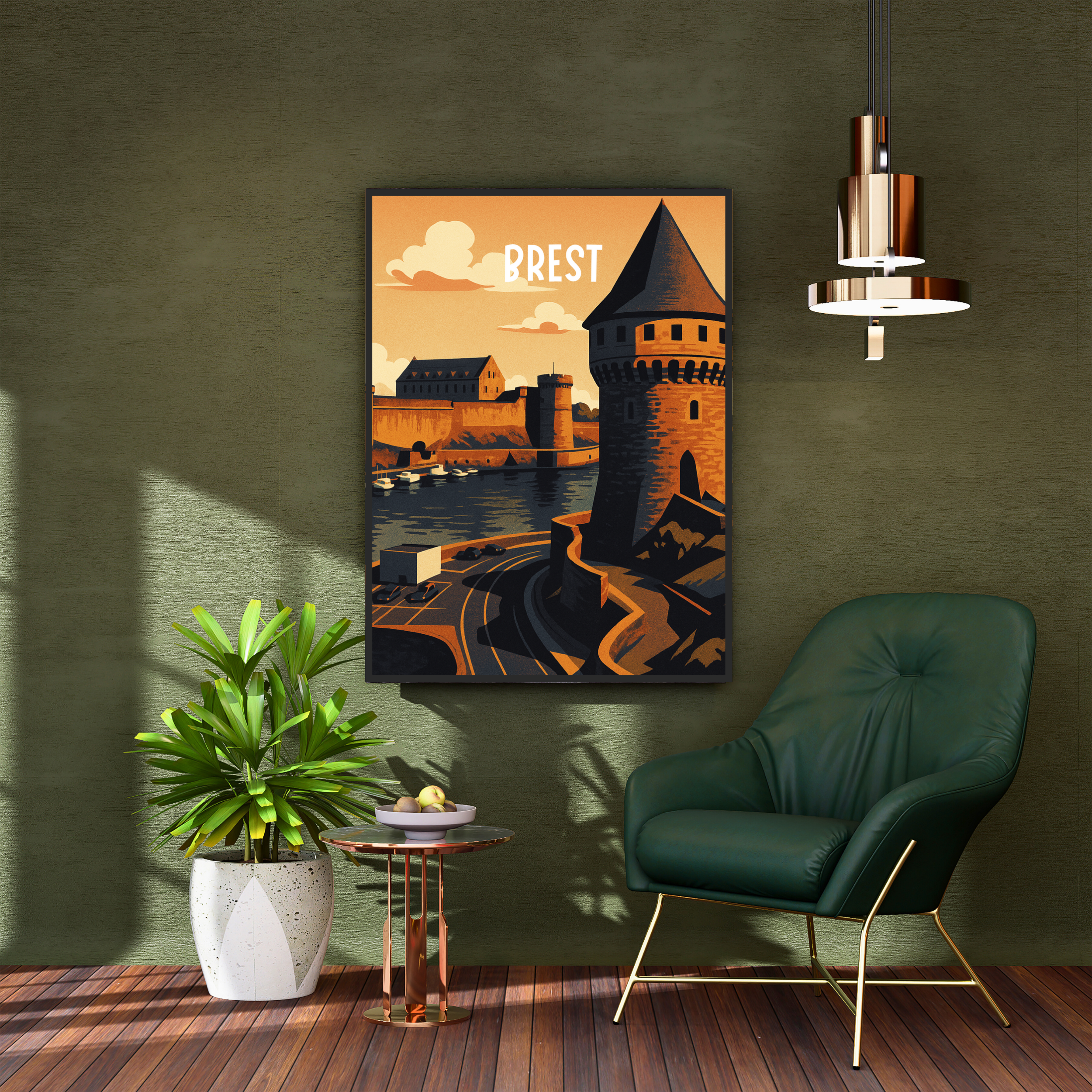 Affiche Brest – Cap sur la rade et les embruns