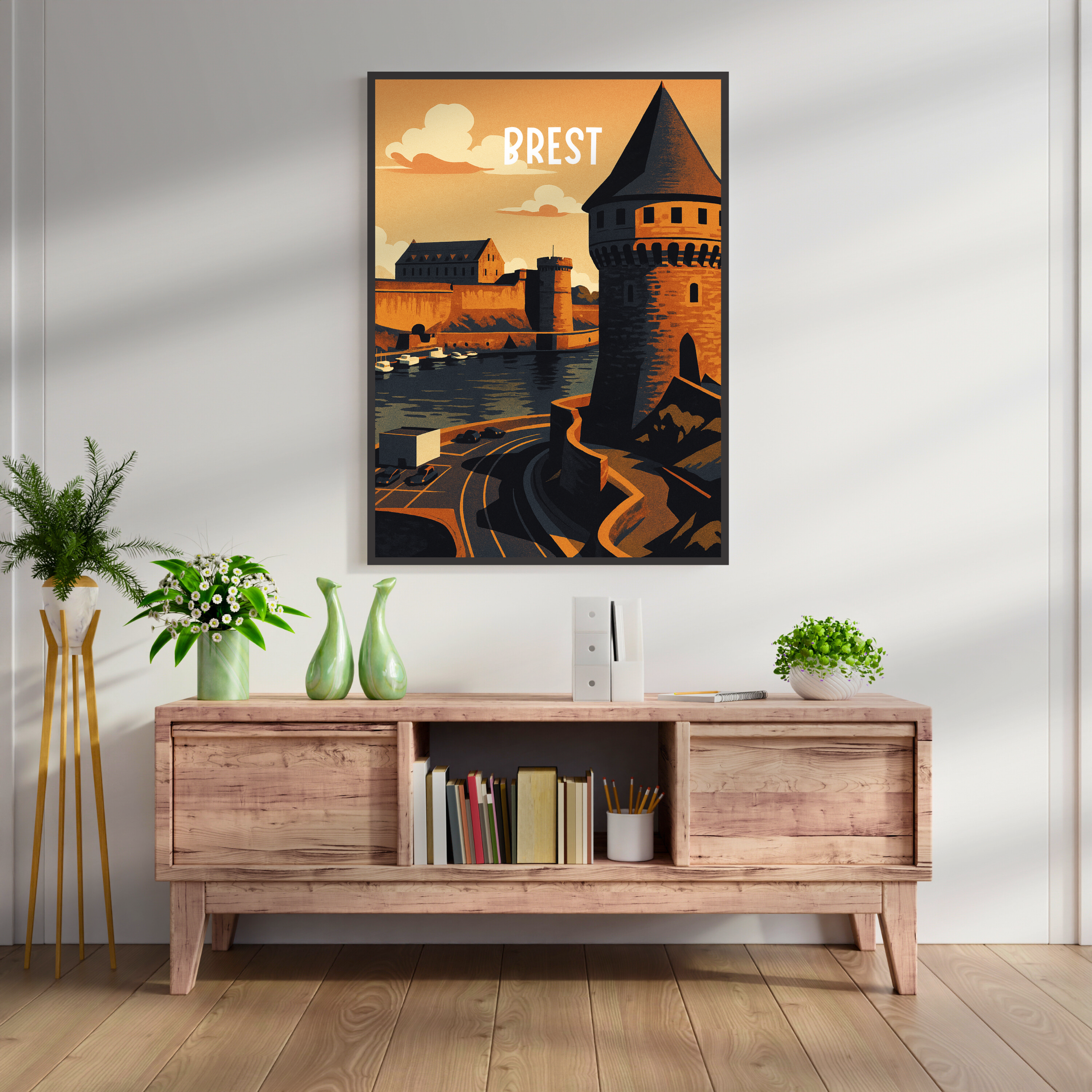 Affiche Brest – Cap sur la rade et les embruns