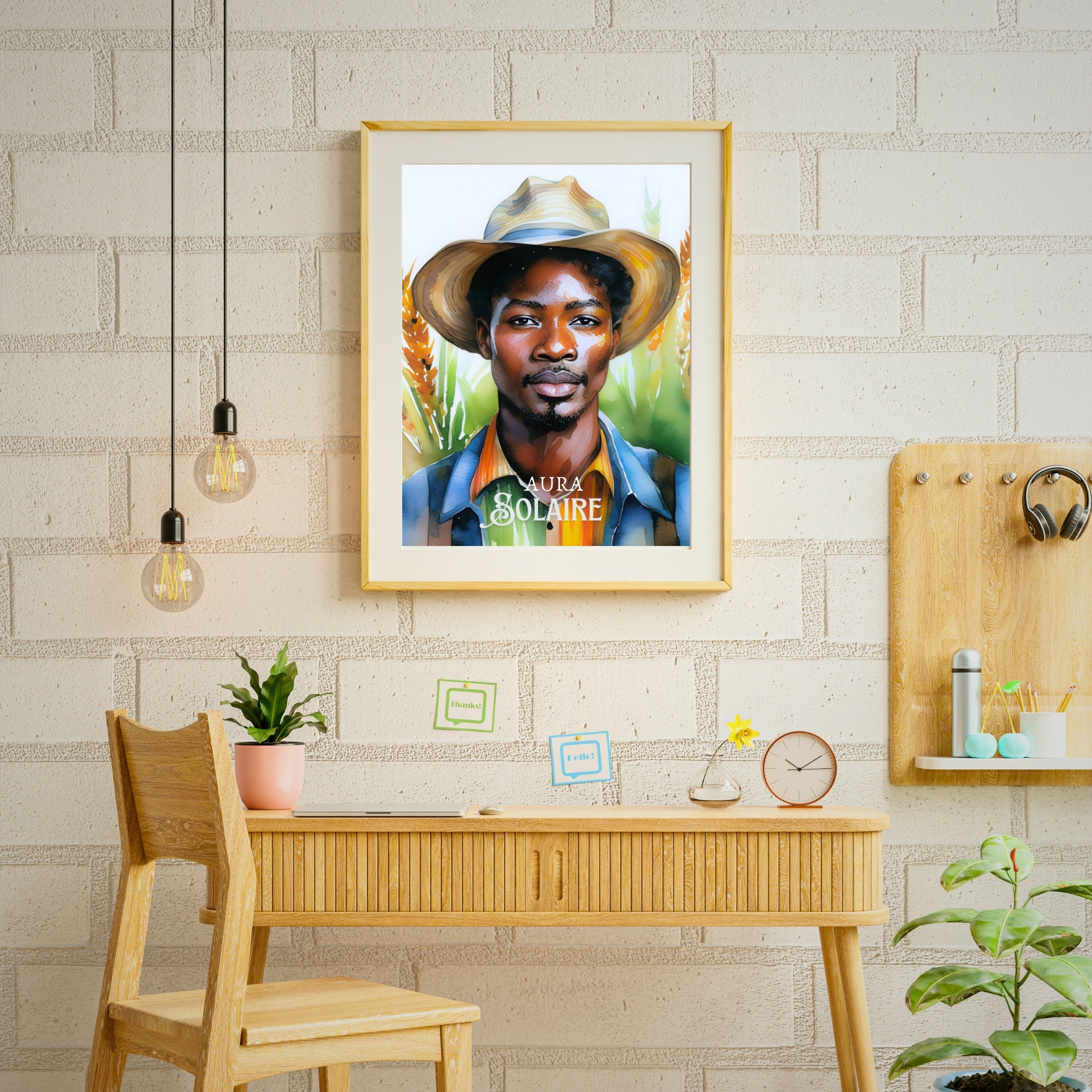 Affiche "Aura Solaire"