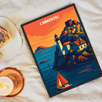 Affiche Carantec – Trésor breton en bord de baie