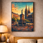 Affiche Clermont-Ferrand – Poster déco ville moderne