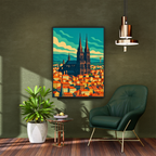 Affiche Clermont – Entre volcans et cathédrale