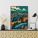 Affiche Concarneau – Ville close et grand large