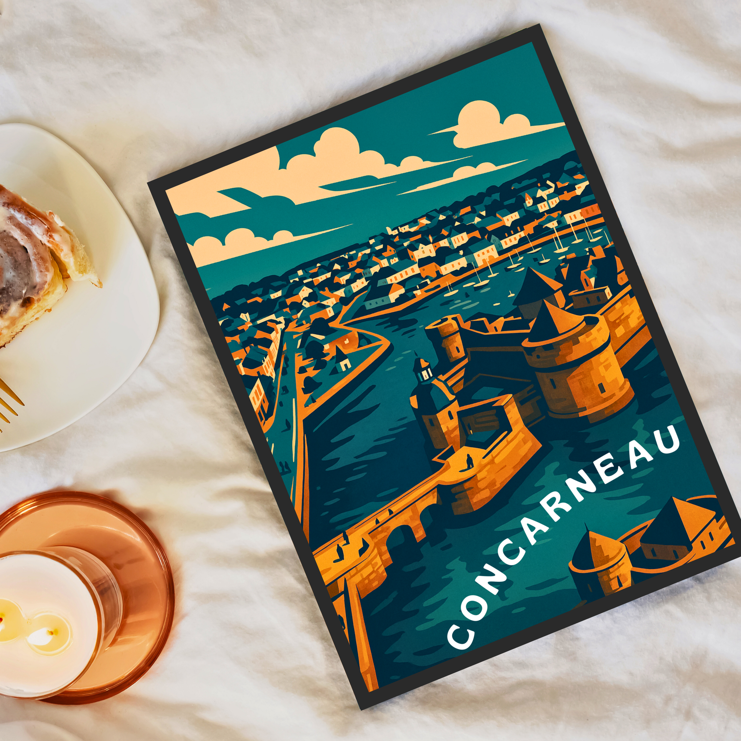 Affiche Concarneau – Ville close et grand large