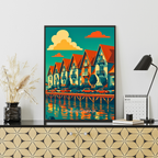 Affiche Courseulles – Plage, mémoire et horizon